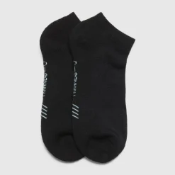 Ankle Adult Black Bamboo Cushioned 2 Pack