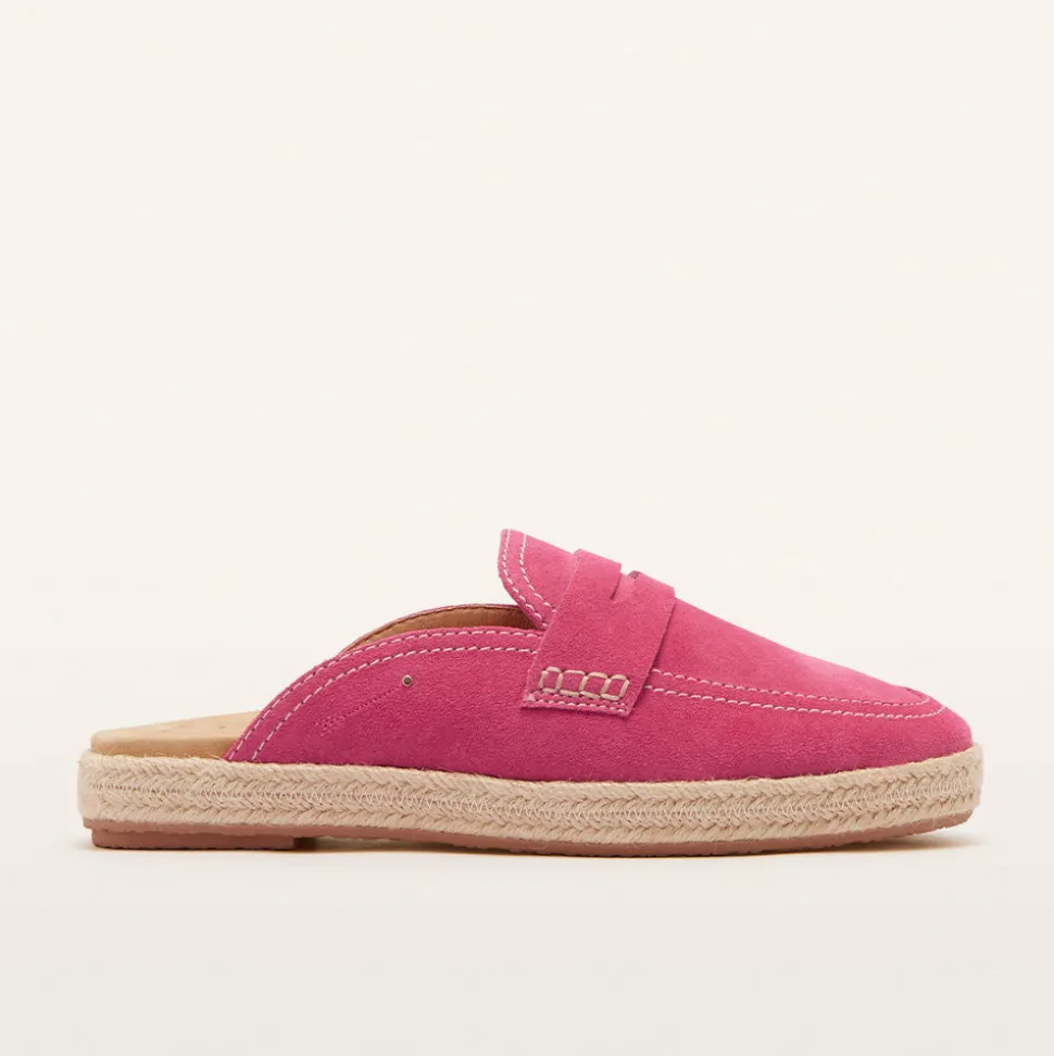 Arlie Hot Pink Suede