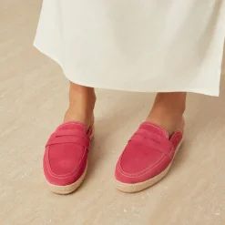 Arlie Hot Pink Suede