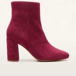 Campbell Burgundy Suede