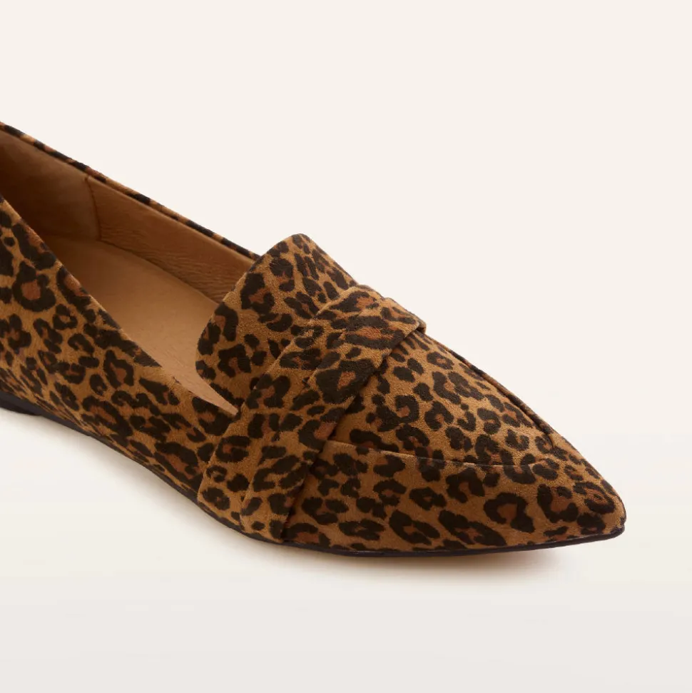 Harlow Leopard Print Suede
