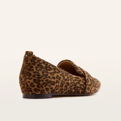 Harlow Leopard Print Suede