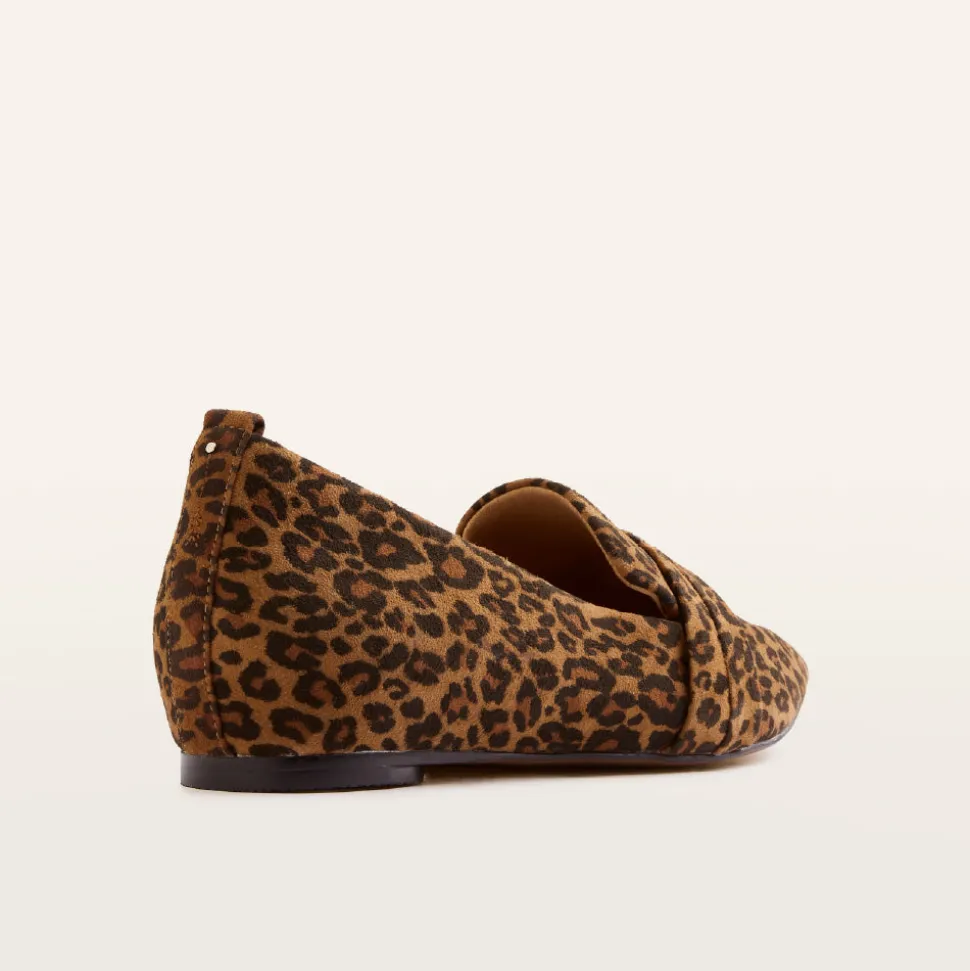 Harlow Leopard Print Suede