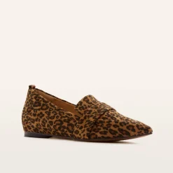 Harlow Leopard Print Suede