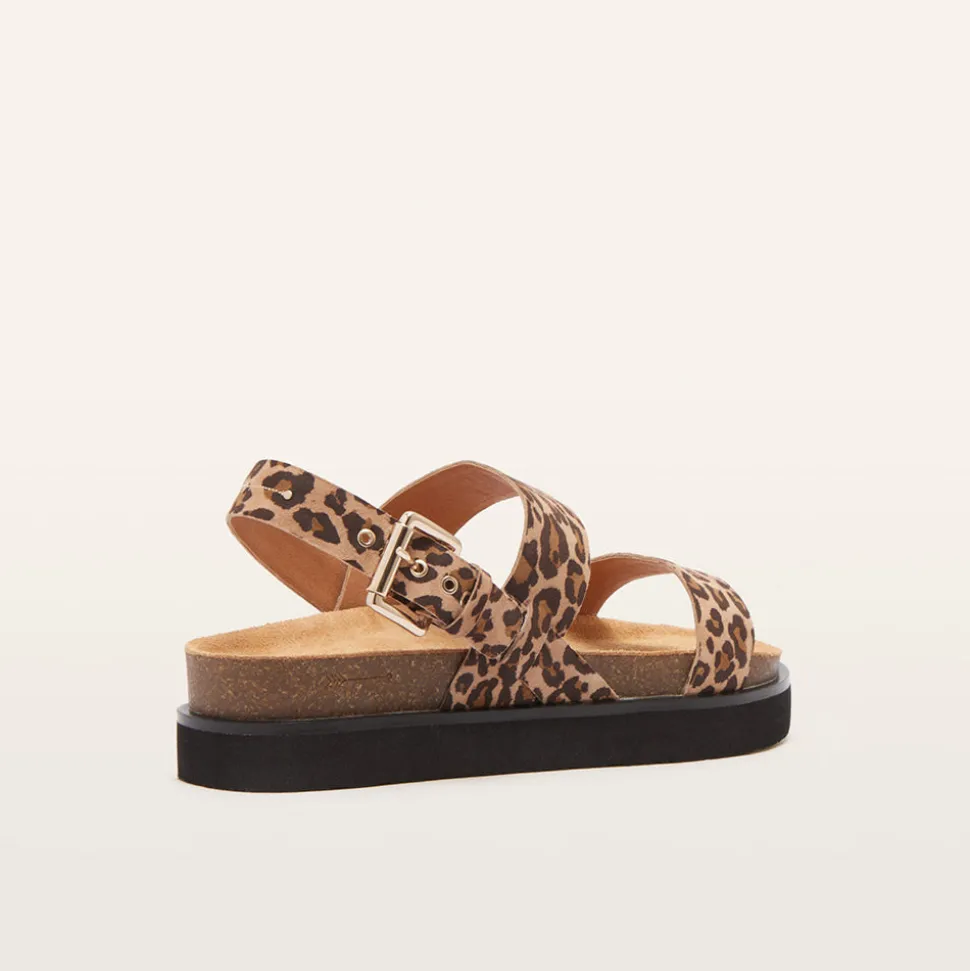 Hunter Camel Leopard Print