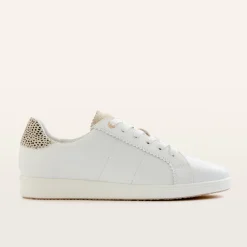 Jackie IV White/Leopard Spot Print