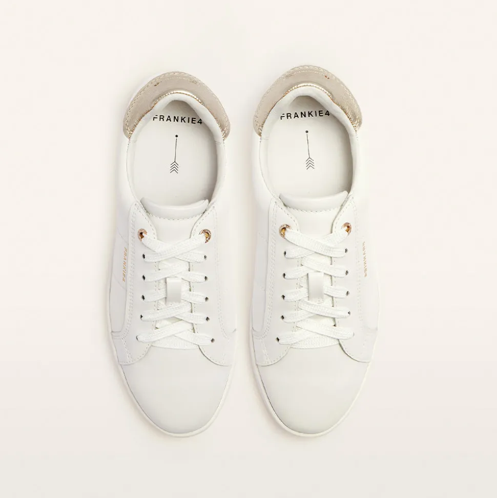 Jackie V White/Gold Grain