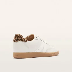 Levi White/Leopard Print