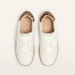 Levi White/Leopard Print