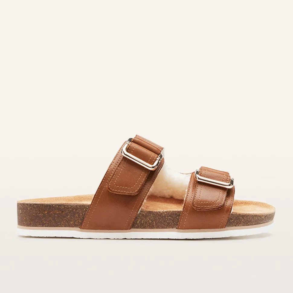 Nico Cognac/Shearling