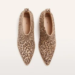 Nina Camel Leopard Print