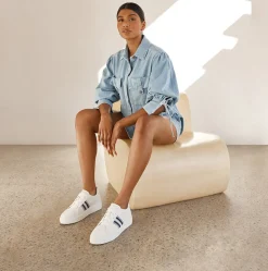Riley II White/Blue
