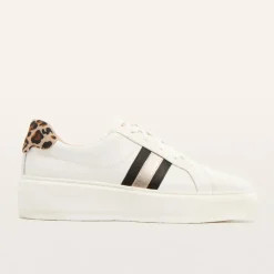 Riley White/Leopard Print