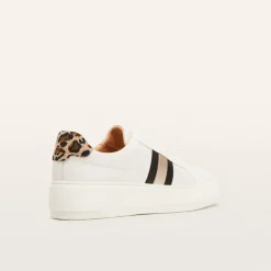 Riley White/Leopard Print